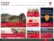 Tablet Screenshot of eveappeal.org.uk